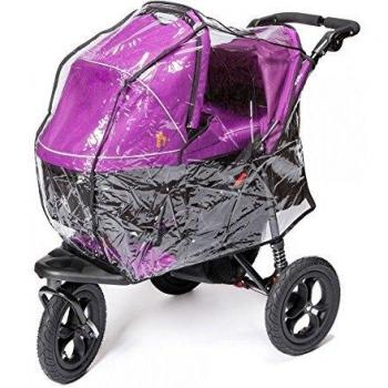 Out N About Cubierta de lluvia para carrito y Canasta para bebés individual XL