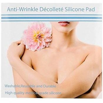 Decollete Silicona Pad, Parches Pecho Antiarrugas Parche Reutilizables Eliminan y Previenen Arrugas del Pecho MáS Liso y Libre de Arrugas Para Las Mujeres