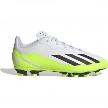 Calzado Adidas Ie1588 para junior en color blanco, botas de fútbol X 4 FG para hombre y niños, talla 28