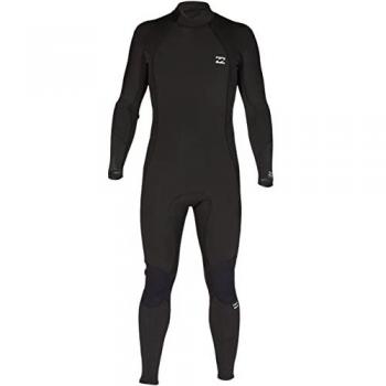 Billabong 4/3mm Absolute - Traje de Surf con Cremallera en la Espalda para Hombre - Manga Larga - Color Negro - Talla L