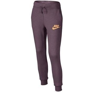Nike G Nsw Mdrn Reg - Pantalón para niña, color morado, talla M