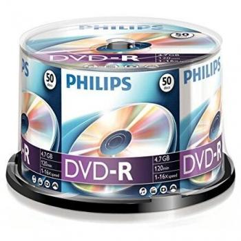 Philips DVDR 47GB 16x 50 unidades