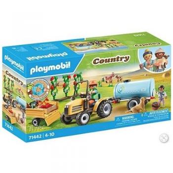 Playmobil - Tractor con tráiler y cisterna