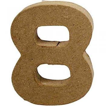 26675 Create Craft – Número – Pequeño – 10 cm – 8 – 1 pieza