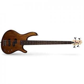 Cort Action PJ Open Pore Walnut Electric Bass Guitar