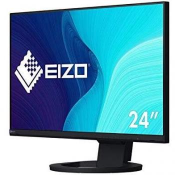 EIZO FlexScan EV2480-BK 23.8 Full HD LED Monitor - 1920 x 1080 Resolution, HDMI, USB 3.1, USB Type-C, DisplayPort, 5ms Response Time -