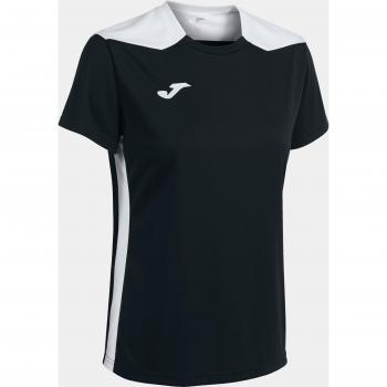 Joma Championship VI Women's Short Sleeve T-Shirt Black White