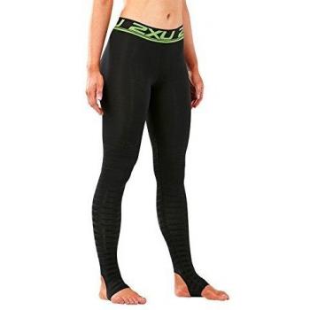 2XU Women's Power Recovery Compression Tights, Size L, Color Black/Nero