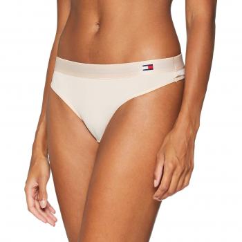 Tommy Hilfiger Thong, Tanga para Mujer, Beige