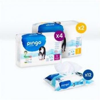 Pañales Ecológicos Pingo Talla 1 New Born (Paquete de 27)