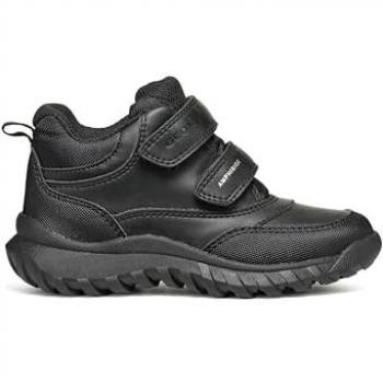 Geox Boys' Waterproof Black Lace-Up Sneakers J Simbyos Size 36
