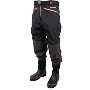 SAVAGE GEAR BREATHABLE WAIST WADERS SIZE 46/47 UK 11/12 by Svendsen Sports