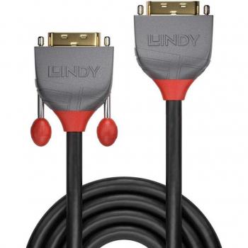 LINDY 36232 DVI-D Dual Link Extension Cable - Anthra Line Black, 2m