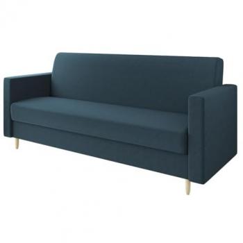 Sofá-cama Memphis 136 con Caja de Ropa de Cama, 98x217x88cm, Función de Cama y Estructura Fija