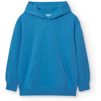 Sudadera básica de felpa con capucha y bolsillo canguro para bebé niño - Boboli