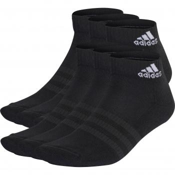 Calcetines Adidas Cushioned Tobilleros Negro 6 Pares