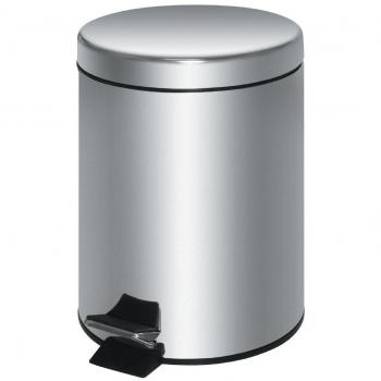 Papelera a pedal de acero inoxidable 20L Bolero