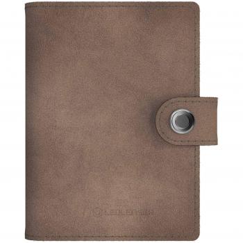Cartera tarjetero de piel Led Lenser Lite con linterna 150 lm - color marrón