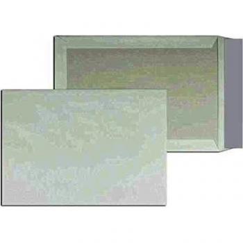 Sobres de cartón para pared trasera, 324 x 457 mm (DIN C3), color blanco (100 unidades) con tira adhesiva