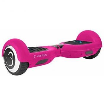 SMARTGYRO X2 P Patinete Eléctrico Hoverboard, Antipinchazos, Batería de Litio 4400 mAh, Velocidad Máxima 12 Km/h, Certificado UL, Unisex Niños, Rosa, 6.5 Pulgadas