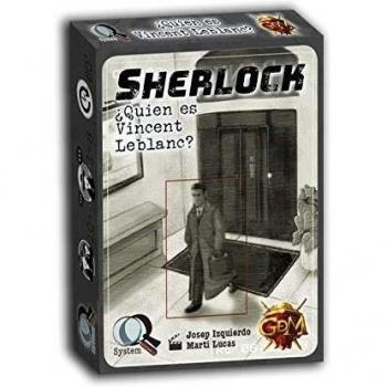 GM Games- Sherlock: ¿Quien es Vincent Leblanc Juego de investigación, Color Gris