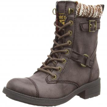 Rocket Dog Women's Thunder Lace Up Casual Faux Leather Boots - Brown - Size UK 7