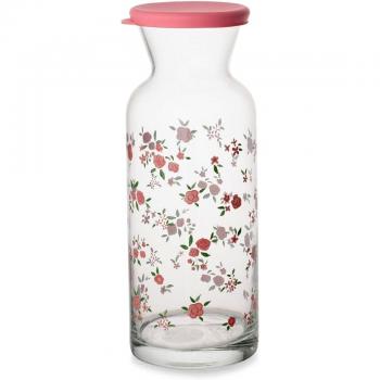 Pasabahce 43824 Spring Jarra Cristal con tapón, 1.6 LT, Transparente/Multicolor