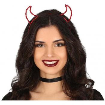 Diadema de Demonio con Piedras Preciosas
