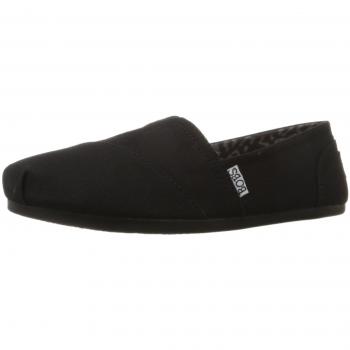 Skechers Bobs Plush-Peace and Love Women's Black Slip-On Espadrilles