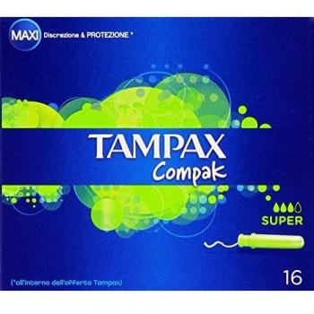 Tampax - Compak Super - Tampones - 16 unidades
