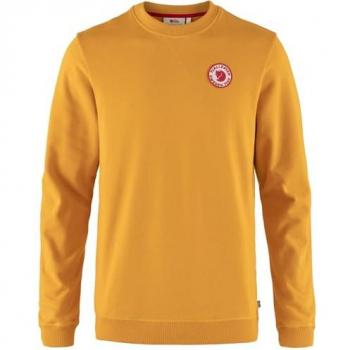 Fjällräven 1960 Logo Badge Mustard Yellow Sweatshirt - Men's, Small