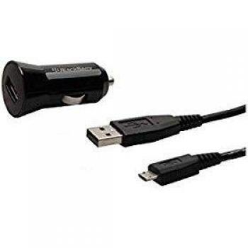 BlackBerry - Cargador de Coche, Color Negro