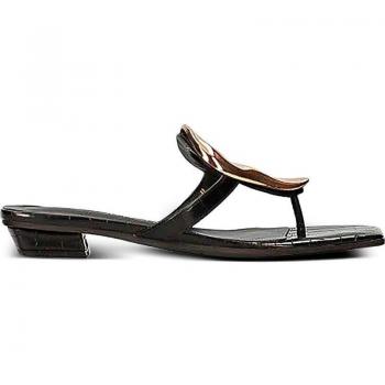 Sandalias de Mujer Noa Harmon Annette Corte Efecto Cocodrilo Negros