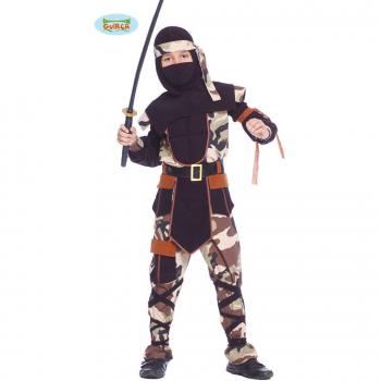 Disfraz Infantil Ninja Comando Talla 7-9 Años