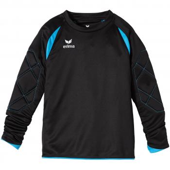 erima Torwarttrikot Tanaro - Camiseta de portero, color negro / azul, talla 8 años