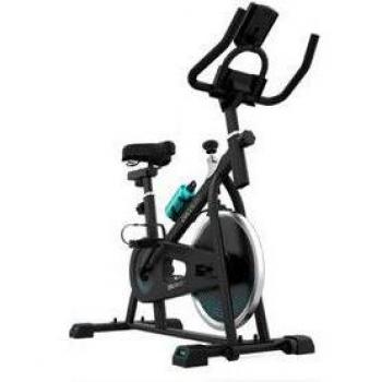 Cecotec DrumFit Indoor 6000 Forcis Bicicleta Estática con Pantalla LCD y Volante de Inercia de 6 Kg - Negro