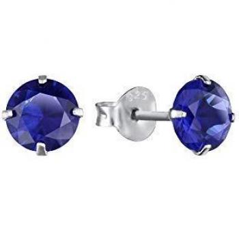 PENDIENTES TORNILLOS VICEROY PLATA RODIADA AZUL 5035E000-53