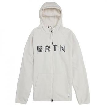 Burton Sudadera Con Cremallera Crown Weatherproof - Sudadera con capucha, color blanco, talla M