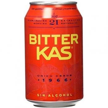 Bitter KAS - Bebida Refrescante sin Alcohol - 330 ml - [set di 6]
