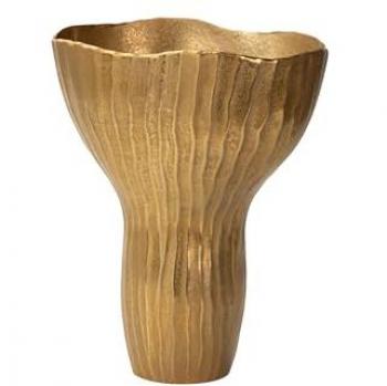 Adda Home Florero Aluminio Dorado 31x23x38 Cm - Elegante y Hermoso