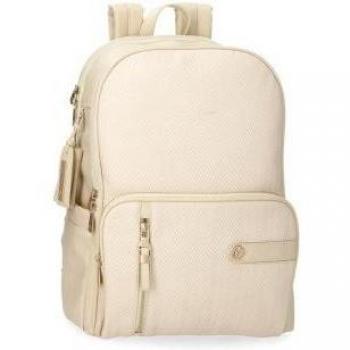 Mochila porta ordenador 15 Pepe Jeans Sprig Beige