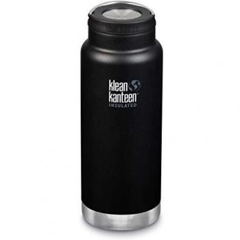 Klean Kanteen Botella TKWide 32oz, Adultos Unisex, Negro, 92,7 x 92,7 x 251,46mm