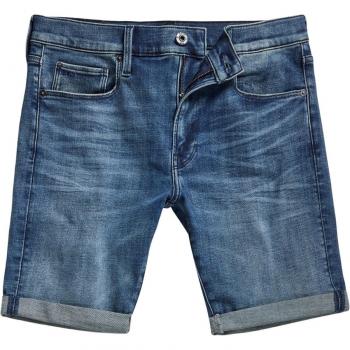 Shorts 3301 Slim azul G-Star para hombre - Pantalón corto de estilo moderno