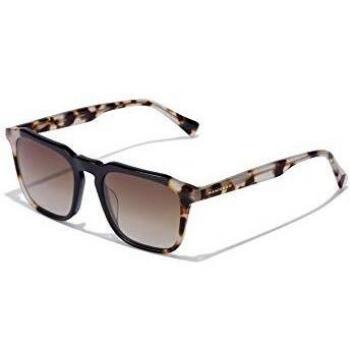 Hawkers Leo Black Eternity - Gafas de sol unisex con montura carey cuadrada