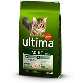 Ultima Pienso para Gatos Adultos con Pollo - 7,5 kg