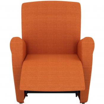Eiffel Textile Lille Funda sofá sillón, Algodón, Naranja, 55 x 195 x 2 cm