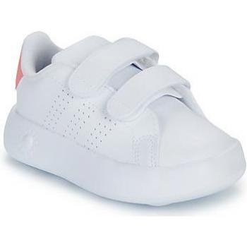 adidas Advantage CF I Children's Trainers in White/Pink