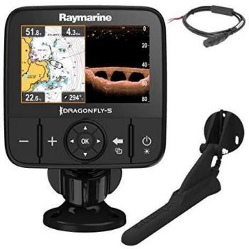 Raymarine Dragonfly 5PRO Sonda de Pesca GPS y CHIRP DownVision Incluye Transductor CPT-DVS Resistencia al Agua IPX6 y IPX7 E70293