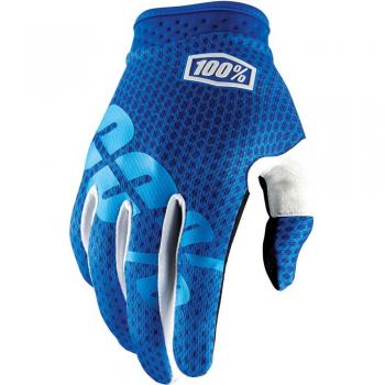 Inconnu 100% iTrack guante de montaña unisex, Azul