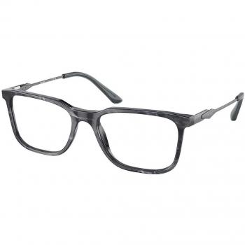 Prada PR 05ZV 13F1O1 Men's Eyeglasses Grey Size 55 - Blue Light Block Available